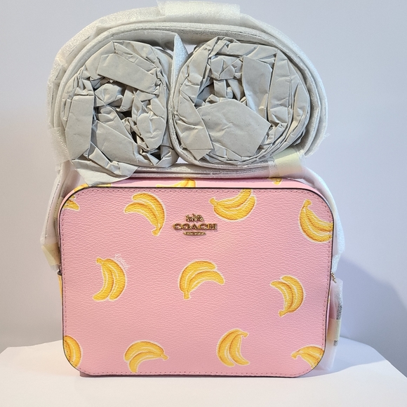 Coach Handbags - Coach MINI CAMERA BAG WITH BANANA PRINT
